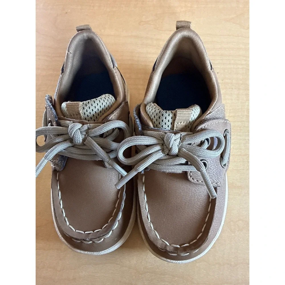 Sperry Top-Sider Toddler Boat Shoes Tan Brown STL267448 Size 7M